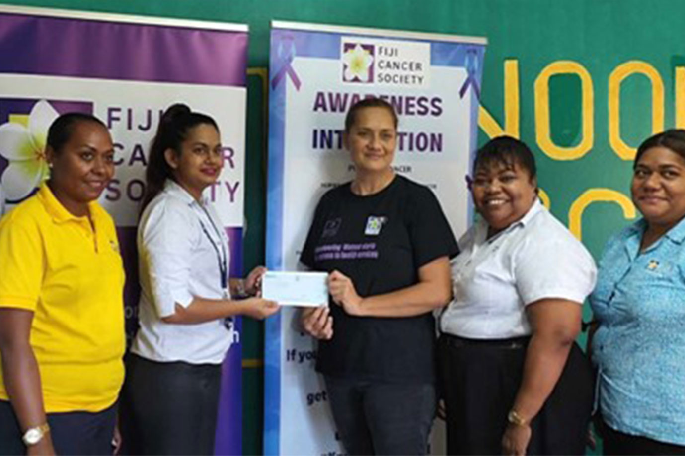 Fiji Development Bank Fundraises Against Cancer Fiji Development Bank